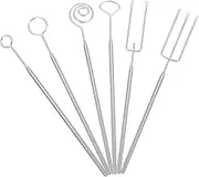 Ciieeo 1 Set Stainless Steel Fondue Forks Candy Making Tools for Chocolate Dipping Baking Supplies for Parties Restaurants and Family Gatherings