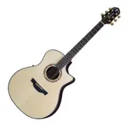 Crafter KSGAE-0038 Prestige Grand Auditorium Cutaway Natural Gloss Ebony
