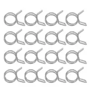 50PCS Spring Hose Clamps Stainless Steel Wire Spring Clips Clamp Kits for