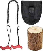 Aceirropy Pocket Chainsaw | Rope Chain Saw for High Tree Limb - Folding Hand Tool for Tree Cutting Branch Pruning Wood Survival Outdoor Activities Camping Hunting Mountaineering Campfire