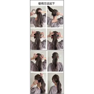 現貨 韓國鳥巢髮夾  綁髮工具盤髮器 編髮器 包頭 丸子頭 懶人盤髮 頭飾🙂大微笑生活🙂