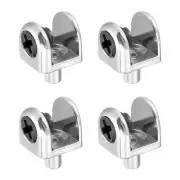 4Pcs 14mm Glass Shelf Holder Zinc Alloy Adjustable Clips Clamp 5-8mm Thickness