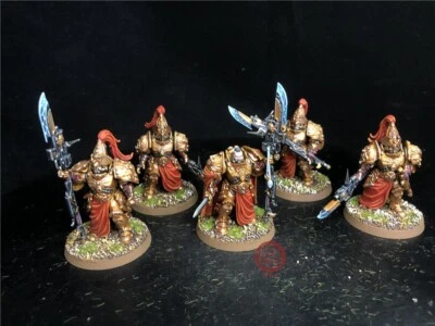 Warhammer 40K DPS painted Adeptus Custodes Custodian Wardens Shield-Captain 5258