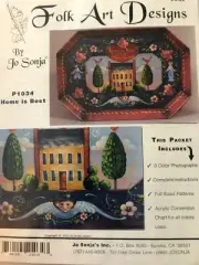 Tole Painting Pattern Packet: Home is Best by Jo Sonja Jansen