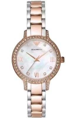 Emporio Armani Women's Three-Hand Two-Tone Stainless Steel Watch Model: AR11499
