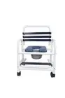 Deluxe New Era Patented Shower Commode Chair, 26" Internal Width, Open Front...