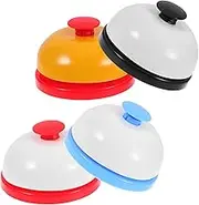Cabilock 4pcs Interactive Classroom Set Ringing Service Bell for Boys and Girls Game Show Brain Boosting Learning Tool Easy to Use