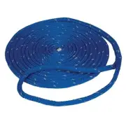 Dock Line Rope Nylon 3/8in x 15ft Blue Reflective Braided Boat Mooring 370lb