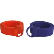 Kids Boys Girl 3cm Canvas Belt Double D Ring Buckle for School Uniform Pants