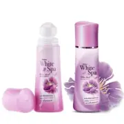 4X100ML Mistine White Spa White Musk Whitening Roll-on Deodorant Underarm Deo