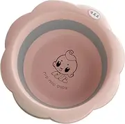 FOMIYES Large Capacity Kids Water Bowl Collapsible Wash Basin Portable Folding Dish Tub Baby Washbasin