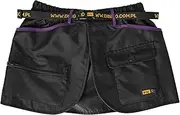 Dingo Waldemar Rutkowski Dog Trainer Belt with Four Practical Pockets, Adjustable Waist Strap for Perfect Fit, Waterproof, Black with Purple Trim – Size L (16481)