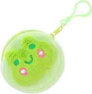 [NUOBESTY] Cute Frog Plush Coin Pouch Soft Cartoon Wallet for Unique Multi Functional Storage Bag for Coins Keys and Earphones Durable Plush Design for Everyday Use