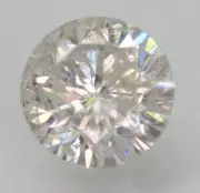 0.64 Carat F SI3 Round Brilliant Natural Enhanced Loose Diamond 5.37mm W VIDEO