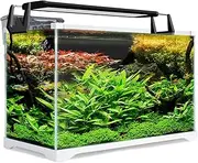 Dynamic Power 39L Starfire Glass Aquarium Fish Tank with 12W LED Light, 3W Filter Pump, for Freshwater & Saltwater Fish, Easy Setup