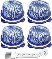 4 Pack Jet 75 Vacuum Filters Cleaner Replacement Parts, Compatible with Samsung Jet 70 70+ 75 75+ 90 60 and VS9000RL Washable Micro Filter Part No. DJ97-02649A
