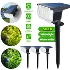 72 LED Solar Spot Lights Garden Pathway Lawn Fence Lamp Wall Spotlight Light