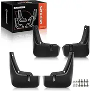 A-Premium Set of 4PCS Mud Flaps Splash Guards Mudguards Mudflaps with Hardware Compatible with Hyundai Palisade, 2020-2022 2023, Sport Utility, (W/O Pedal), Front and Rear (Driver & Passenger Sides)