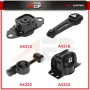 Engine Motor Mount Kit Set 4Pcs For 2007-12 Nissan Versa / 2009-14 Cube 1.8L (for: Nissan)