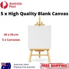 5x Blank Artist Stretched Canvases Large Which Wood Range Oil Art Acrylic 40x50
