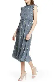 NWT Ted Baker London Toppaz Oracle Plissé Dress Size Ted's 3