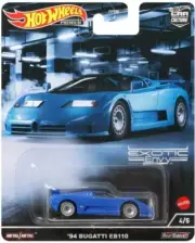 NEW Hot Wheels Premium Car Culture Exotic Envy '94 BUGATTI EB110 1:64 Car HCJ89