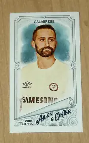 2018 Topps Allen/Ginter unannounced mini card Cuddy Calabrese MS-1