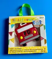 Silli Chews TRUCK Food Grade Silicone Baby Teether BPA Free Fun Zone 3m+ NEW