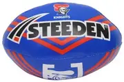 Steeden NRL Supporter Sponge Rugby League Ball - Newcastle Knights - 6 inch