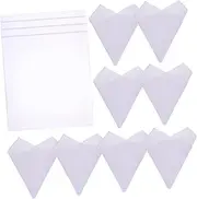 COOLHIYA 12 Pack Toddler Comfortable Sweat Pad Insulation Back Pad Practical Back Towel Cotton Baby Back Towel for Boys and Girls