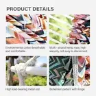 (701)Hammock Chair Hanging Rope Swing With Three-fold Iron Bar For Outdoor BBY