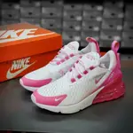 NIKE AIR MAX 270 歐美限定 女鞋 白色 粉色 氣墊鞋 CN7079-161 休閒鞋