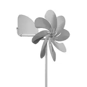 Kinzon Pinwheel Windmill Stainless Steel Rotor, Ball Bearings, with Wind Vane (360 Rotation)/YY