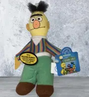 1999 SESAME STREET Walking Puppet Doll BERT Jim Henson NWT