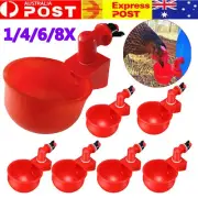 Automatic Chicken Water Cup Waterer - Poultry Drinking Bowl Feeder Drinker Tool*