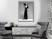 Cher Music Black and White Poster Wall Art
