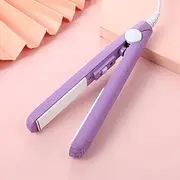 Mini Hair Curler, 2025 Upgraded Ceramic Mini Hair Curler for Short Hair Fine Hair, 2 in 1 Mini Ceramic Curler, Hair Straightener, Mini Curling Iron Barrel Short Hair, Hair Styling Tools