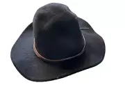 BRIXTON WOOL FELT RANCHER HAT FEDORA WOMENS SIZE OS BLACK NEW