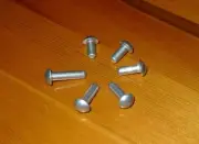 Land Rover Solid Aluminium Capping Rivets 3/16 Dia 5/8 Long x50 Series