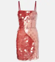 [Nensi Dojaka] Nensi Dojaka Sequined corset dress AU 14 red