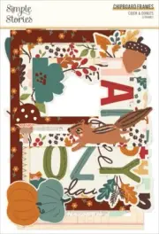 Cider & Donuts Chipboard-Frames
