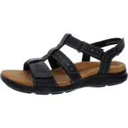 Clarks Womens Kitly Step Black Ankle Strap Shoes 11 Medium (B,M) BHFO 3004