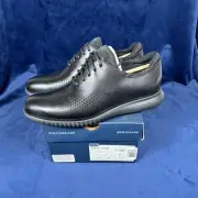 Cole Haan Men's 2.Zerogrand Laser Wing Tip Oxford Lined Black Size 8 0322