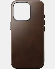 Nomad Traditional Horween Leather Case for iPhone 16 Pro - Brown