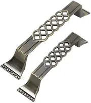 Pull Handle for Kitchen Cabinet Door Drawer Drawer Dresser Pulls Handle Anitque Bronze Cupboard Knobs Kitchen Cabinet Handle Furniture Hardware(122mm)