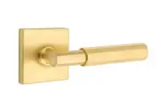Emtek Select Passage, Square Rosette, T-Bar Stem, Faceted Handle US4 LH