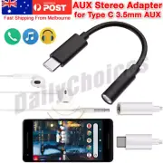 USB Type C to 3.5mm Headphone Audio Jack Aux Cable Adapter Google pixel Samsung