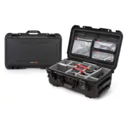 Nanuk 935 Case with Lid Organiser and Padded Divider (Black)