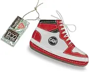 Green & Wilds Eco-Friendly Natural Dog Toy - Gordan Hi-Top Trainer Chew Toy - Red & White Trainer Shaped Toys For Dogs
