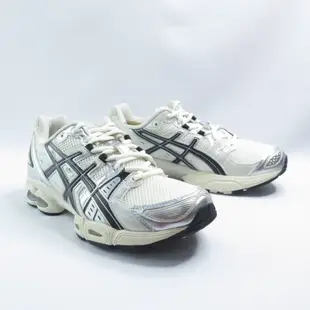 ASICS GEL-NIMBUS 9 1201A424105 男款 慢跑鞋 運動休閒鞋 奶油/黑銀【iSport愛運動】